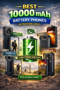 Read more about the article Best 10000 mAh Battery Phones Price in Pakistan 2026 – Ultimate Power Backup Guide