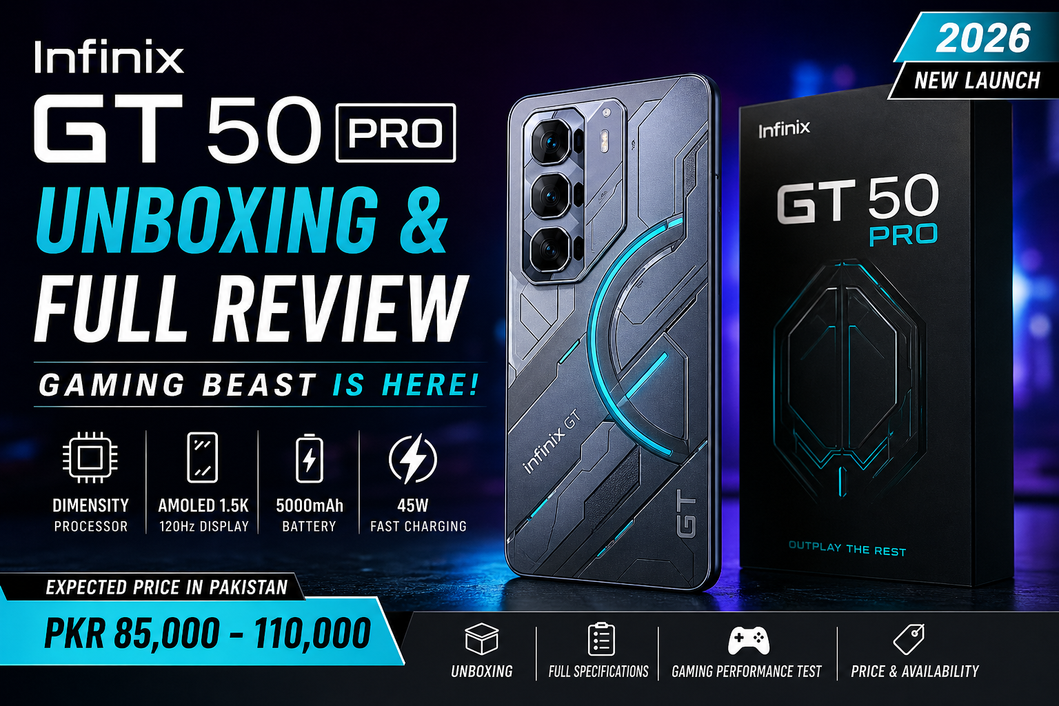 You are currently viewing Infinix GT 50 Pro Unboxing & Full Review – Specs, Gaming Performance & Price in Pakistan (2026)