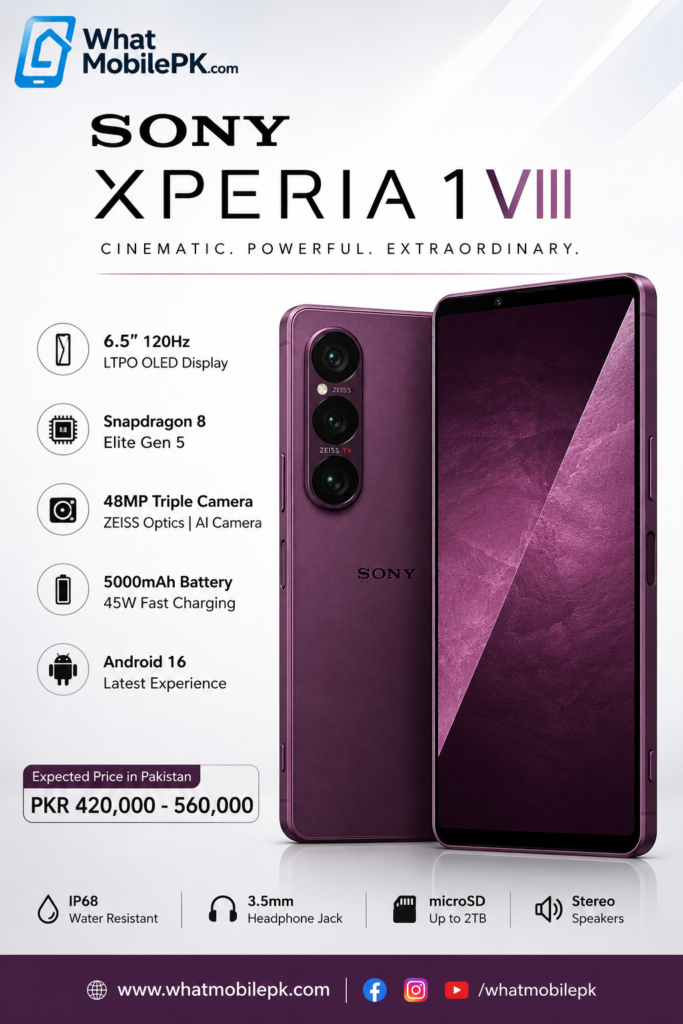 Sony Xperia 1 VIII | whatmobile pk