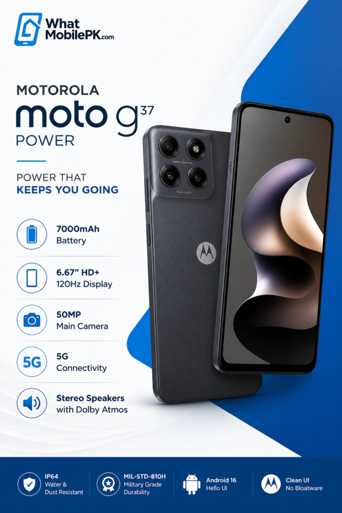 Motorola G37 Power | whatmobile pk