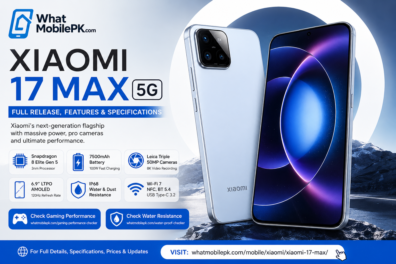 You are currently viewing Xiaomi 17 Max 5G – Full Release Details, Features, Specifications & Performance Review