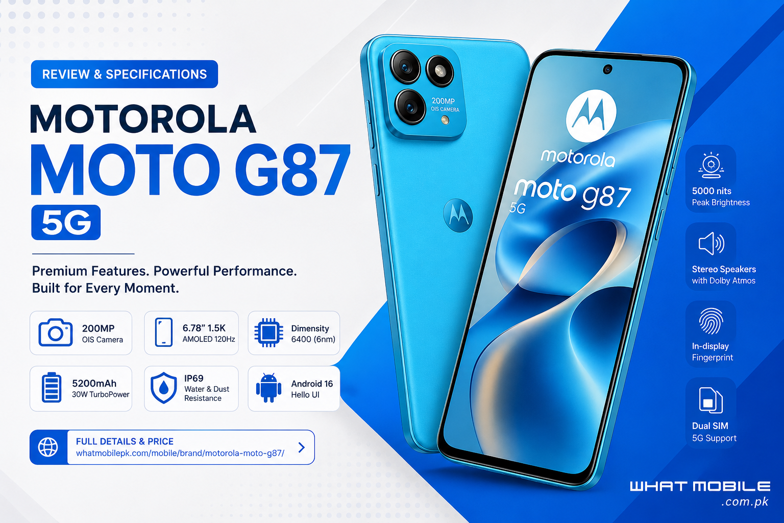 Read more about the article Motorola Moto G87 5G release in may.review