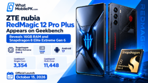 ZTE nubia RedMagic 12 Pro Plus Geekbench whatmobilepk.com